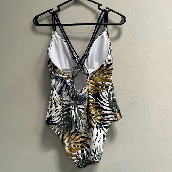 Hurley Women's One Piece Swimsuit Cayman Palms Adjustable Straps Size Medium - Picture 5 of 8